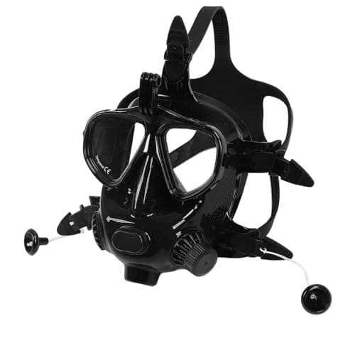 ASHATA Portable Lung Tank with Camera Mount Diving Goggle, 1L Scuba Cylinder for Easy Recording Underwater Adventures (Black) — view 4