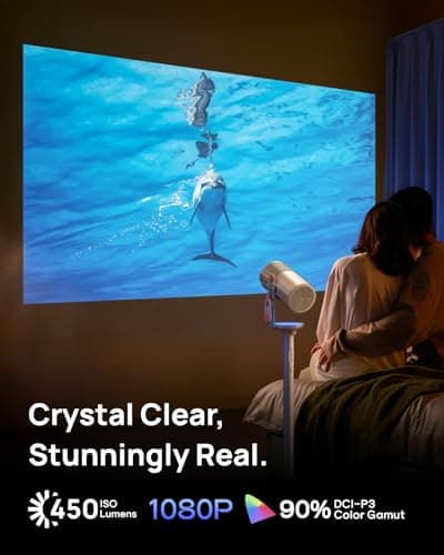 XGIMI MoGo 4 Smart Portable Video Projector with PowerBase Stand — view 4