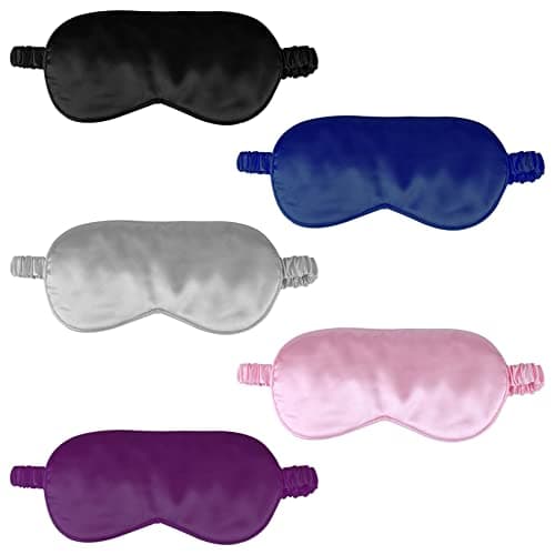 1 Pcs Sleep Mask, Silk Eye Mask, Blindfold, Silk Sleeping Mask for Girls, Women, Men (Pink) — view 2