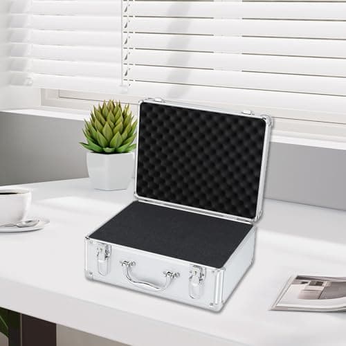 Aluminum Briefcase With Lock - Truck Storage Organizer Chest - Built-in Sponge Truck Storage Organizer Chest With Security Lock Multifunctional For Men — view 2