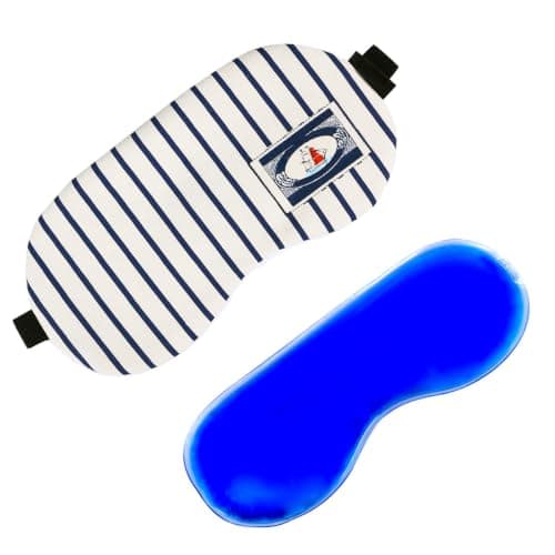 3D Cotton and Linen Sleeping Mask with Adjustable Strap