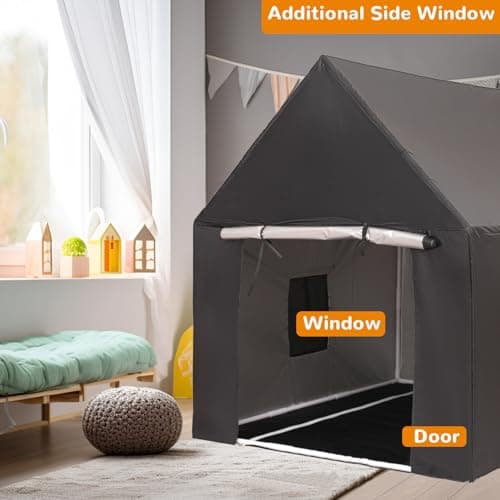 Pesoncarl Pop-up Sensory Tent for Kids Blackout Play Tent with Travel Carry Bag Sensory Den/Room Toys — view 6