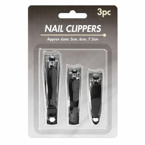 Nail Clipper Set 3 Pcs Stainless Steel Cutter Travel Personal Care — view 5