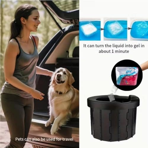 Portable Toilet Gel,Portable Toilet Coagulant,Portable Camping Toi-Let Gel,Quickly Absorption,Solidification,Deodorization,Cam-Ping Toi-Let Absorbent Powder,For Hiking,Travel,Car Interior & Outhouses — view 5