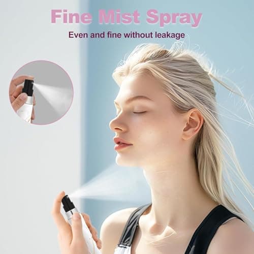 Syyflibb Refillable Perfume Atomizer Travel Bottles– Portable Leakproof Mini Sprayer for Cologne & Essential Oils, Plastic Empty Perfume Bottles with Unique Patterns (grivelle) — view 5