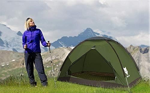 Night Cat 1 Person Tent Waterproof: Lightweight 1 Man Backpacking Tent Easy Set Up Single Layer for Hiking Camping — view 2