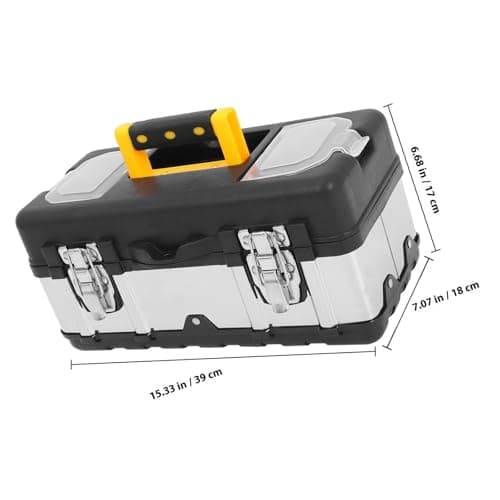 Tools Case Toolbox Stainless Steel Lockable Lightweight Back to School — view 2