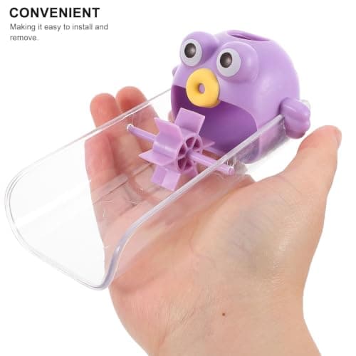 Faucet Extender for Hand Washing, Universal Splashproof Lavender — view 3