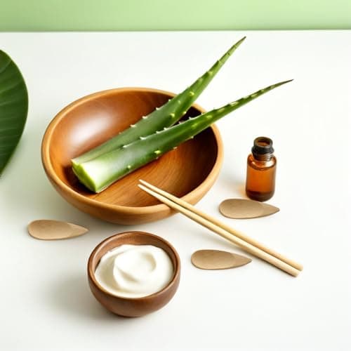 20pcs Bamboo Face Cream Spatula for Creams and Lotions, Beige — view 6