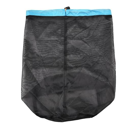 Qianxihu 2Pcs Travel Stuff Mesh Sack Drawstring Bags Lightweight Nylon Net Bag Durable Mesh Storage Bag for Camping Hiking Beach — view 5