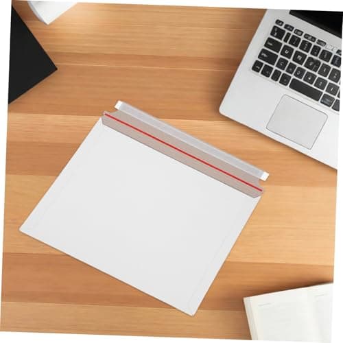 Angoily 20pcs Self Sealing Flat Rigid Mailers Paper Envelopes for Document Mailers Shipping Label Pouches for Office Folders and Small Business Packaging — view 6