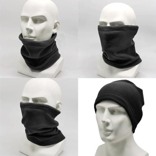 MUNSKT 3Pcs Unisex Neck Warmer, Winter Neck Warmer Scarf, Multifunctional Cycling/Windproof Neck, Ski Mask, UV/Dust Protection Mask, Face Cover for Men Women One Size — view 6