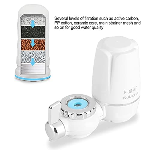 Fdit Faucet Mount Water Filter, with Washable Ceramic, Kitchen Tap — view 5