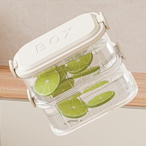 Stackable Spice Storage Box, Multi-Layer Sealed Food Organizer, Travel Spice Containers and Camping Spices Kit for Seasoning, Cereal, Coffee Beans — view 5