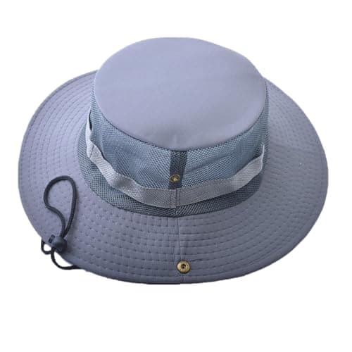 Camo Boonie Hat for Men Women, Military Tactical Wide Brim Bucket Hat,Cotton-Polyester Blend | Wide Brim | UPF50+ Sun Protection | Adjustable Chin Strap | Ideal for Hunting & Outdoor Tactical — view 2