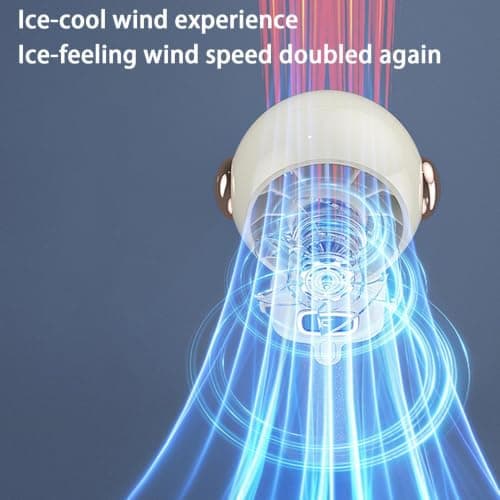 Genérico Portable Fan Foldable Cooler Portable Rechargeable Mini — view 4