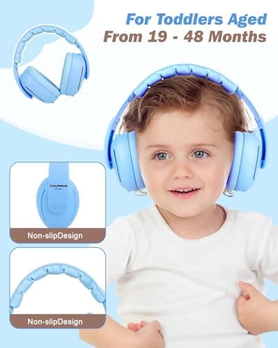 Baby Ear Defenders for Babies and Toddlers up to 36 Months - CE & UKCA Certified - 2-in-1 Infant Noise Reduction Earmuffs - Comfortable Baby Headphones Against Hearing Damage & Improves Sleep — view 3