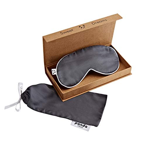 Panda® Bamboo Eye Mask - Urban Grey | 20.5 x 11 x 2.5 cm | Light Blocking for Better Sleep | Hypoallergenic & Gentle on Skin | Soft & Mild with No Pressure on Eyes | Great for Travel or Everyday — view 3