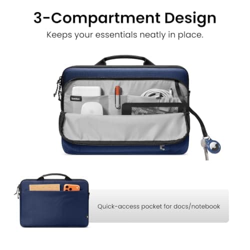 tomtoc Military-Grade Laptop Sleeve for 13'' New MacBook Air M5/A3449 2026 — view 3