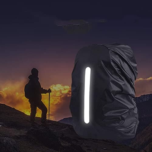 2 Pack Waterproof Backpack Rain Covers, Reflective Rucksack Covers, 30-40L — view 3