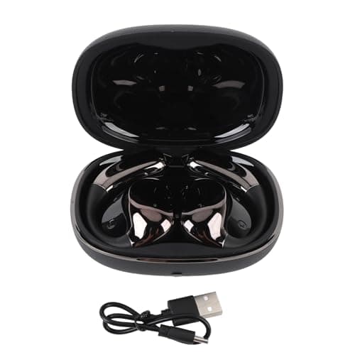 Annadue Wireless Translator Earbuds, AI Language Translation Earbuds Bluetooth 5.4, Touch Screen ANC Noise Reduction, 600mAh Battery, Wireless Translation Earpieces for Travel Business (Black) — view 6