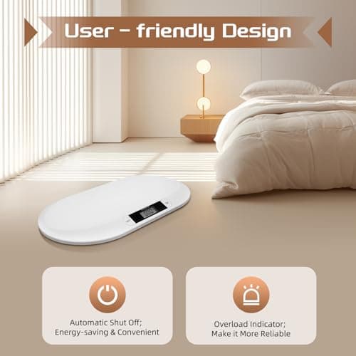 FENGLY Digital Baby Scale, 20kg/44lbs Infant Weighing with Tare Function — view 4