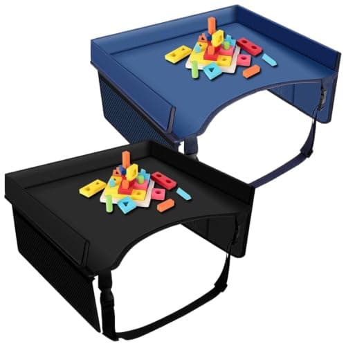 Kids Travel Tray For Car Seat, Folding Lap Desk For Road Trip Airplane — view 6