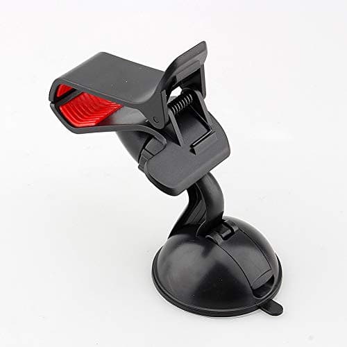 aqxreight Universal Car Phone Mount with 360 Rotation Windshield Suction Cup Holder for Secure and Mobile Device Clamp/Holder Grip Bracket for Hands Free Driving — view 3