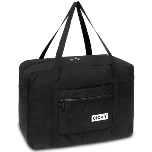 Beach Stone EasyJet Cabin Bag 45x36x20 – 25L Lightweight Duffle Holdall for Travel, Gym & Overnight Use - Airline Approved Underseat Hand Luggage for Men and Women (Black)