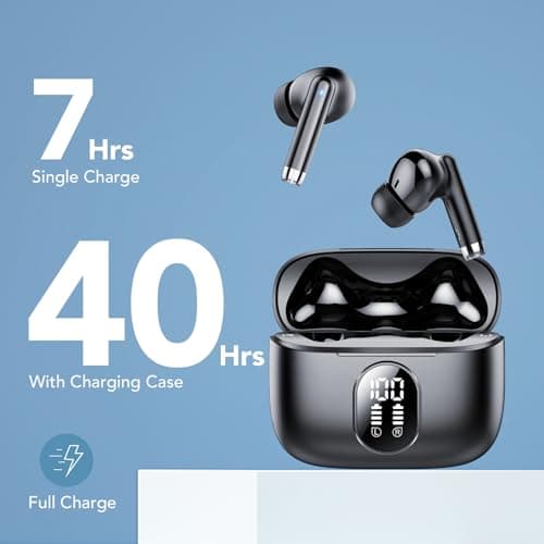 QXQ S26 Wireless Earbuds, In Ear Noise Cancelling Bluetooth 5.4 Headphones — view 6