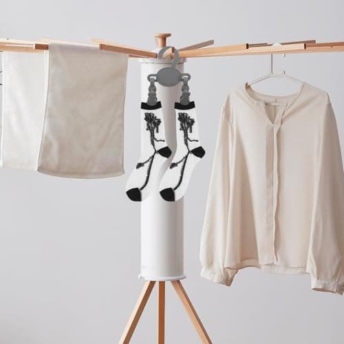 OATIPHO Shoe Hanger Double Clip 10pcs Plastic Hanging Hook — view 4