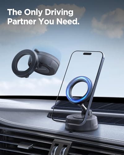 Spigen VacuumLock MagSafe Car Mount Magnetic Car Phone Holder — view 2