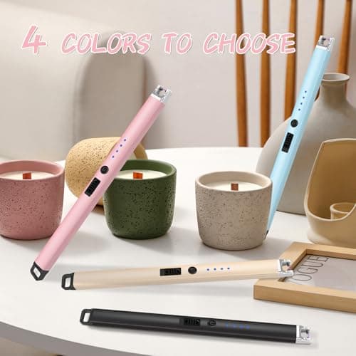 Candle Lighter Flameless, Rechargeable Electric Lighter for Camping, Party — view 6