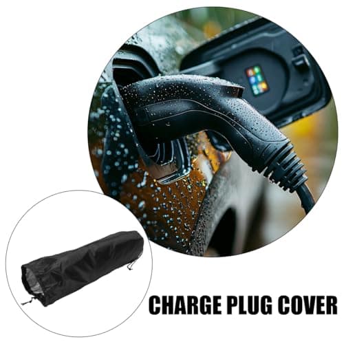 Warmhm Electric Car Charging Port Cover Fit Weatherproof Protector for Ev Chargers Rain and Snow Resistant Nylon Shield Easy Installation for Electric Vehicle Accessories — view 4