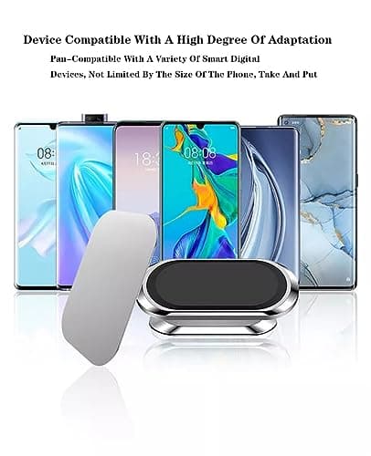 TUKEFEV Car Phone Holder 2 Pack Mount Multi-Functional 360°Rotating Car Mount Holder Magnetic Adsorption Phone Car Mount Cell Holder Fit All Smartphone — view 4