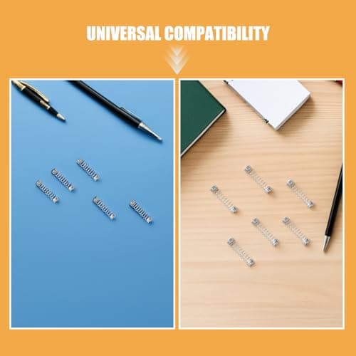 TOYANDONA 100pcs Stainless Steel Pen Refill Springs Small Compression Spring for Ballpoint Pen Replacement for Smooth Writing and Fast Retraction in DIY Repairs — view 3