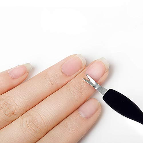 IVON 3 Pack Cuticle Trimmer Pusher Remover, Rubber Tip Gentle on Nail Bed — view 5