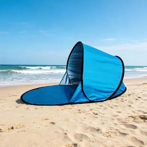 Outdoor Shade Cover - Beach Canopy for Relaxation | Foldable Tanning Chair with Compact Tent, Portable Sun Shelter, Easy Setup Gear, Poolside Comfort Accessory for Women Dad — view 4