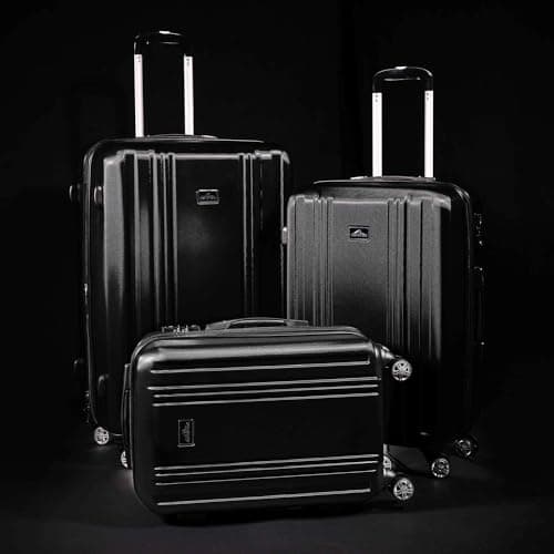 Dellonda 3-Piece Lightweight ABS Luggage Set with TSA Lock - DL11 — view 3
