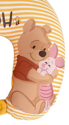 Winnie the Pooh Kids Travel Pillow | Officially Licensed U-Shaped Kids Trip Cushion | Soft Wrap Around Neck Support Comfort for Boys or Girls | Plush Head Rest for Planes, Flights, Cars, Long Trips — view 3