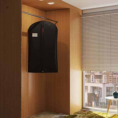 Hangerworld 40 Inch Black Breathable Suit Garment Dress Clothes Cover Protector Bag — view 4