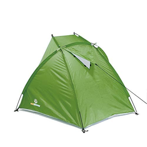 outdoorer Helios Air Beach Shelter Travel Beach Shelter with UV Protection 80 & Lockable Window Beach Tent for Travel (Green) — view 4