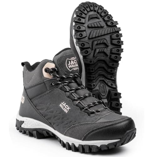 Jack Walker JW2005 Women's Waterproof Suede Hiking Boots, 9 UK Rose Gold — view 5