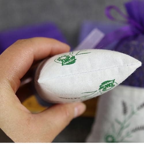 Lavender Sachet Bags 6pcs Cotton Fabric Portable Holder for Travel — view 2
