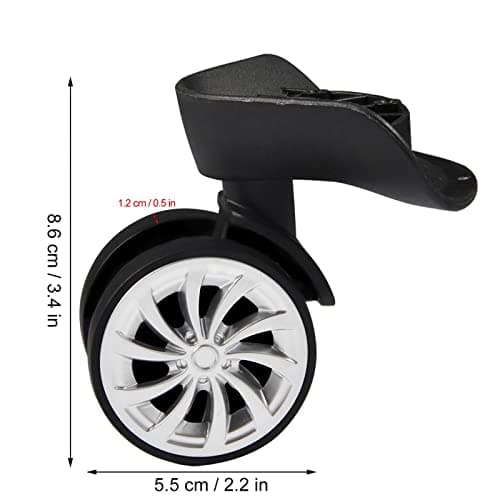 TUKRPQMRI Luggage Suitcase Wheels, Swivel Wheel Replacement Luggage Travel Suitcase Wheels Plastic Bearings Repair Set for Luggage Kits Pack/76 — view 6
