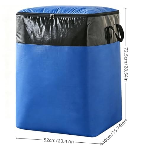 Large Moving Bags | 140L Packing Storage Tote - Large Clothes Storage Bags - for Camping Travel Closet Dormitory Bedroom Basement Apartment Laundry — view 5