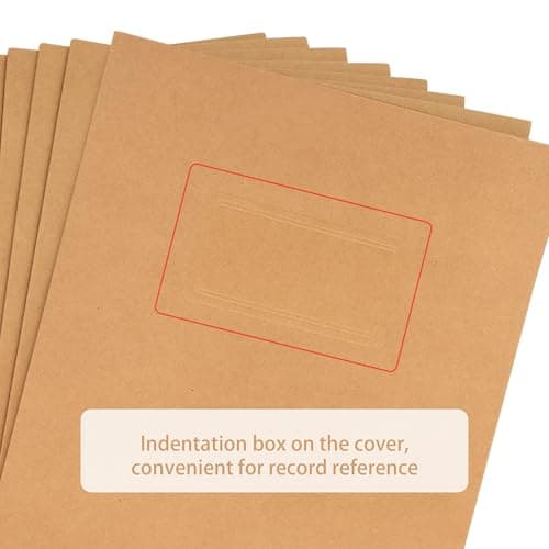Axincardarm A4 kraft Paper File Card Folders Cardboard for Paperwork 20 Pcs — view 4