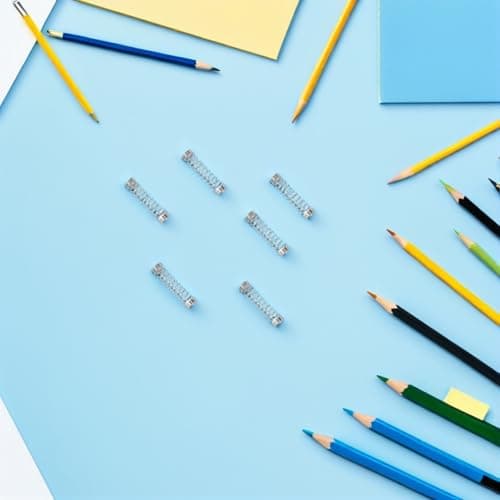 KALLORY 100pcs Back to School Stainless Steel Small Compression Springs for Pens with Precise Return Action and Quick Pressure Response, Mechanical Compression Spring Replacement — view 6