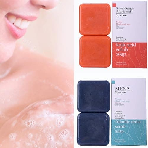 Scrub Soap For Face And Body Travel Friendly Size For Women And Girls Smooth And Delicate Skin — view 2