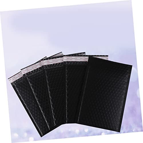 Black PVC Bubble Storage Bags 50 Pcs, Shockproof Tear Resistant — view 4